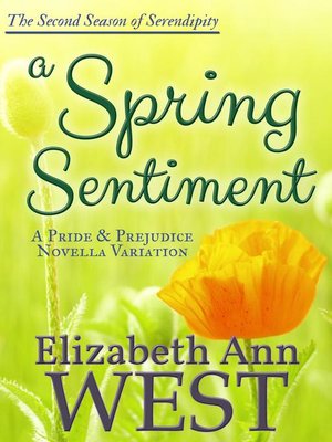 cover image of A Spring Sentiment--A Pride and Prejudice Novella Variation
